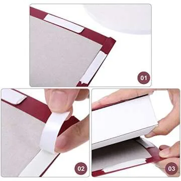 Tatuo 2 Rolls Double Sided Foam Tape PE Foam Tape Sponge Soft Mounting Adhesive(1/2 Inch by 50 Feet,White)