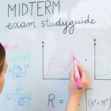 U Brands Bold Tip Liquid Glass Whiteboard Markers with Eraser for Glass Boards, Dry Erase Boards, and Chalk Boards, Assorted Bright Colors, Set of 12