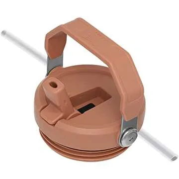 STANLEY IceFlow Stainless Steel Tumbler with Straw - Vacuum Insulated Water Bottle for Home, Office or Car - Reusable Cup with Straw Leak Resistant Flip - Cold for 12 Hours or Iced for 2 Days (Ochre)