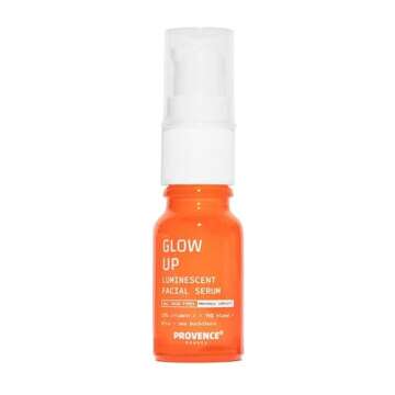Provence Beauty Glow Up Luminescent Face Serum – For Brightening – Hydrating Vitamin C Serum for Face – Serum Vitamin C for Enhanced Glow – Vitamin C Facial Serum