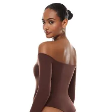 Chic Natrelax Off-The-Shoulder Bodysuit for Women