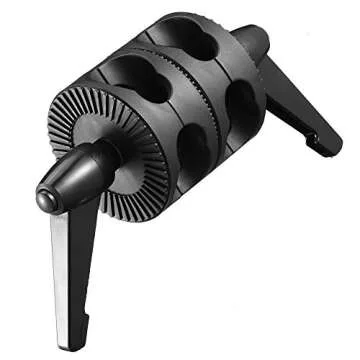 SUPON Dual Head Grip Swivel Clamp Head Holder Bracket Compatible for Photography Studio flash Reflector Boom