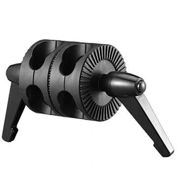 SUPON Dual Head Grip Swivel Clamp Head Holder Bracket Compatible for Photography Studio flash Reflector Boom