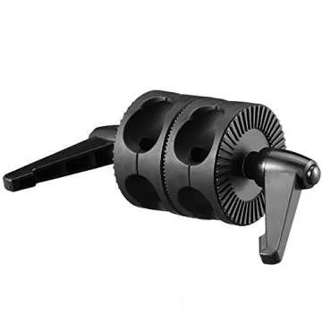 SUPON Dual Head Grip Swivel Clamp Head Holder Bracket Compatible for Photography Studio flash Reflector Boom