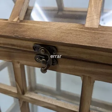 Orchid & Ivy Large Wood & Glass Terrarium for Plants