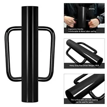 Gtongoko Heavy Duty T Post Driver for Easy Fencing