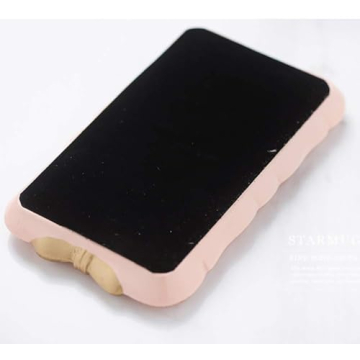 Elegant Pink Decorative Jewelry Tray with Bow Design