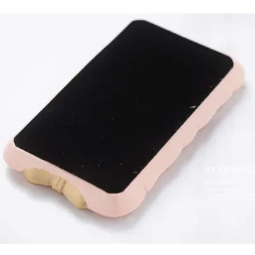 Elegant Pink Decorative Jewelry Tray with Bow Design