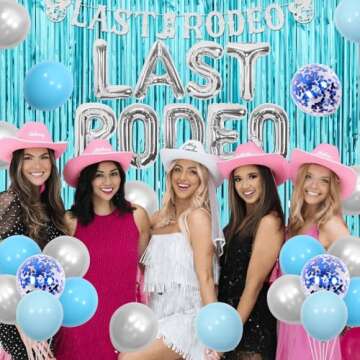 Last Rodeo Bachelorette Decorations for Bridal Showers and Parties