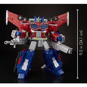 Transformers Toys Generations War for Cybertron Leader Wfc-S40 Galaxy Upgrade Optimus Prime Action Figure - Siege Chapter - Adults & Kids Ages 8 & Up, 7"
