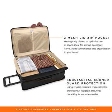 Briggs & Riley 26" Expandable Checked Luggage for Travel