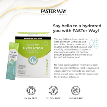 FASTer Way Hydration Electrolyte Drink Mix 30 Counts