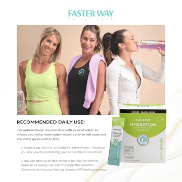 FASTer Way Hydration Electrolyte Drink Mix 30 Counts