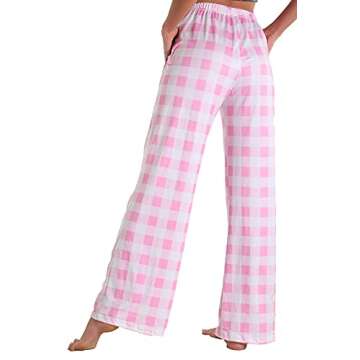 X-Image Women Comfy Casual Pajama Pants with Pockets & Drawstring