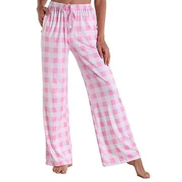 X-Image Women Comfy Casual Pajama Pants with Pockets & Drawstring