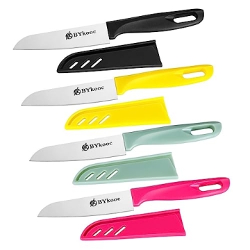 BYkooc 8-piece Paring Knives Set - Ultra Sharp German Steel