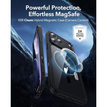 ESR for iPhone 17 Pro Max Case, Military-Grade Protection, MagSafe Compatible
