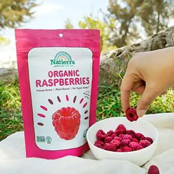Organic Freeze-Dried Raspberries | Vegan & Non-GMO Snack