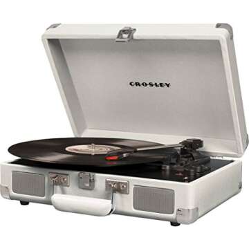 Crosley Cruiser Deluxe 3-Speed Bluetooth Record Player