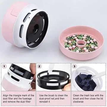 BLOCE Diamond Tools Mini Vacuum for Easy Cleanup