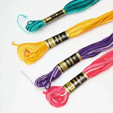 Iris 1260 36-Pack Embroidery Floss - Variegated Colors, 8m