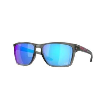 Oakley Men's OO9448 Sylas Rectangular Sunglasses, Team USA Grey Smoke/Prizm Sapphire, 60 mm