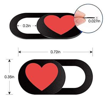 IMNEXT2U Webcam Cover - Ultra Thin Privacy Slide