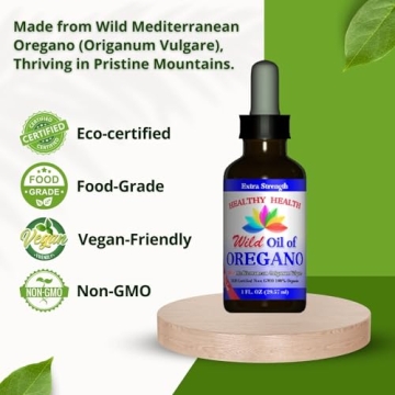 Oregano Oil - Organic Extra Strength Immune Support 83% Carvacrol