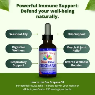 Oregano Oil - Organic Extra Strength Immune Support 83% Carvacrol