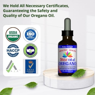 Oregano Oil - Organic Extra Strength Immune Support 83% Carvacrol