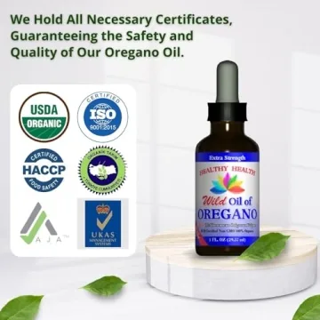 Oregano Oil - Organic Extra Strength Immune Support 83% Carvacrol