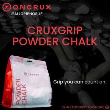 ONCRUX Loose Chalk Powder 14 OZ- Magnesium Carbonate Gym Chalk for Rock Climbing - Weight Lifting Ch...