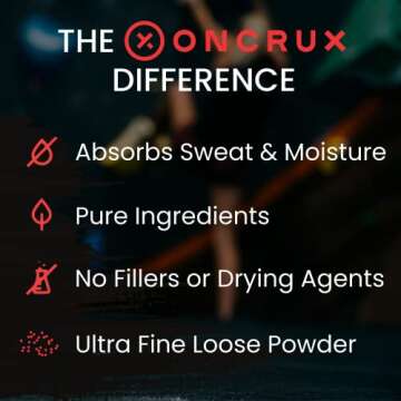 ONCRUX Loose Chalk Powder 14 OZ- Magnesium Carbonate Gym Chalk for Rock Climbing - Weight Lifting Chalk Powder - Hand Chalk for Gymnastics - Workout Chalk for Weightlifting CrossFit Powerlifting Chalk