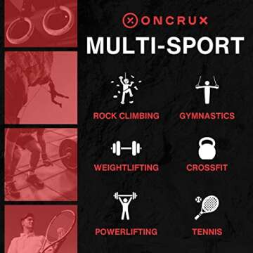 ONCRUX Loose Chalk Powder 14 OZ- Magnesium Carbonate Gym Chalk for Rock Climbing - Weight Lifting Chalk Powder - Hand Chalk for Gymnastics - Workout Chalk for Weightlifting CrossFit Powerlifting Chalk