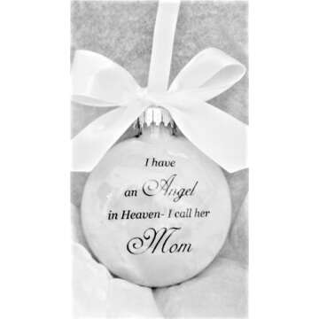 Memorial Christmas Ornament Sympathy Gift Angel in Heaven