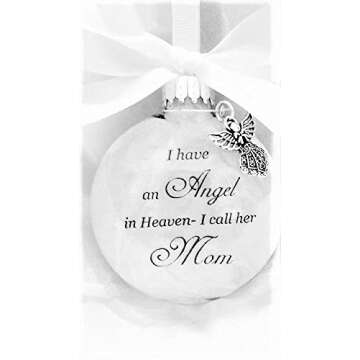 Memorial Christmas Ornament Sympathy Gift Angel in Heaven