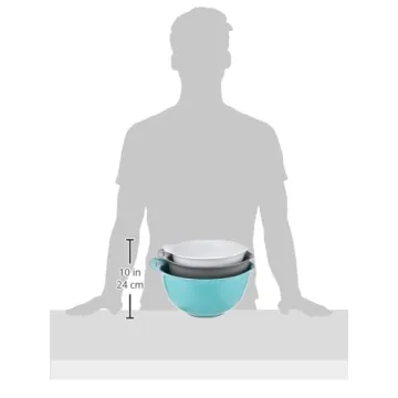 KitchenAid Nesting Mixing Bowls Set Non-Slip 3 Sizes