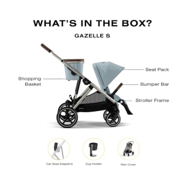 Cybex Gazelle S All-in-One Stroller for Toddlers and Babies