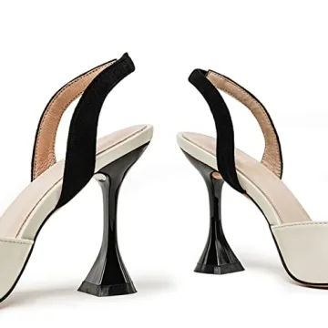 Coutgo Women's Elegant Slingback Pumps for Any Occasion
