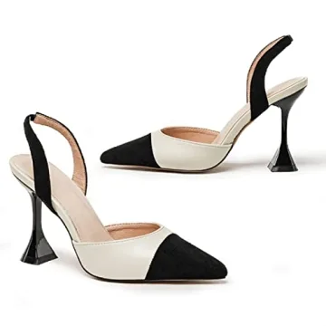 Coutgo Women's Elegant Slingback Pumps for Any Occasion