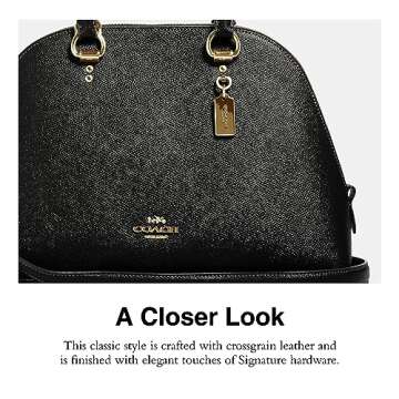 Stylish COACH Katy Satchel in Black for All Occasions
