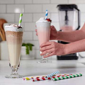 Comfy Package Jumbo Eco-Friendly Paper Smoothie Straws