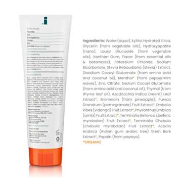 Himalaya Botanique Whitening + Hydroxyapatite Toothpaste for Whiter Teeth & Fresher Breath, Fights Plaque with Hydroxyapatite Support & Mint Flavor, Fluoride Free, SLS Free, & Vegan, 4.0 oz, 2 Pack