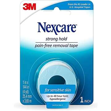 Nexcare Sensitive Skin Low Trauma Tape, 4 count