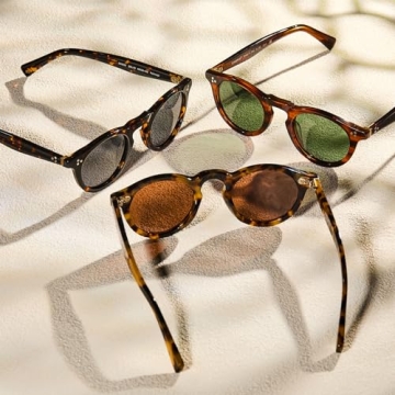 CARFIA Men's Retro Sunglasses with UV400 Protection