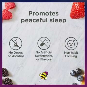 Zarbee's Melatonin Tablets for Kids - Drug-Free Sleep Aid