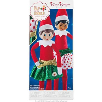 Elf on the Shelf Party Skirt Set for Girls