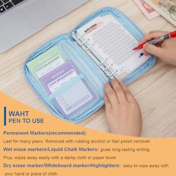 Reusable Money Savings Trackers For A6 Binders