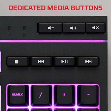 HyperX Alloy Core RGB LED Gaming Keyboard Under $25