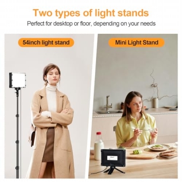 Portable LED Lighting Kit for Professional Photography